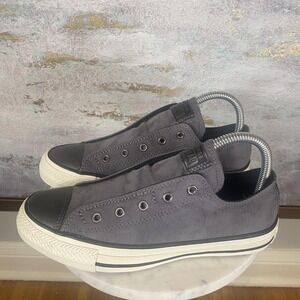 Converse All Star Slip OX Shoes Womens Size 6 Gray Slip On Low Top Sneakers